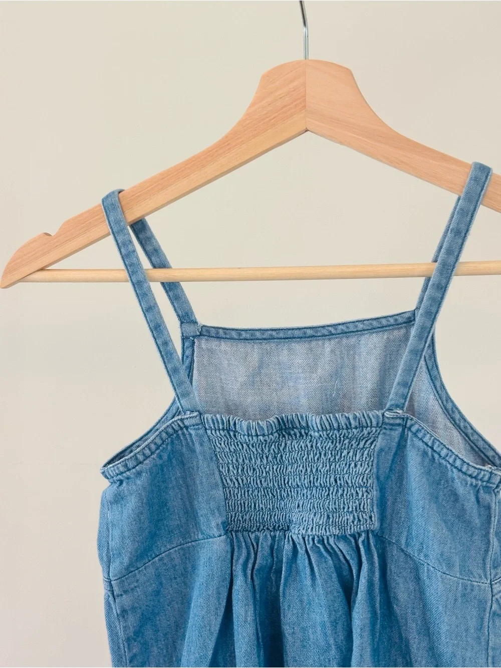 Old Navy Kids, Denim Blue Jumper Dress | 100% Cotton | Size M (8)